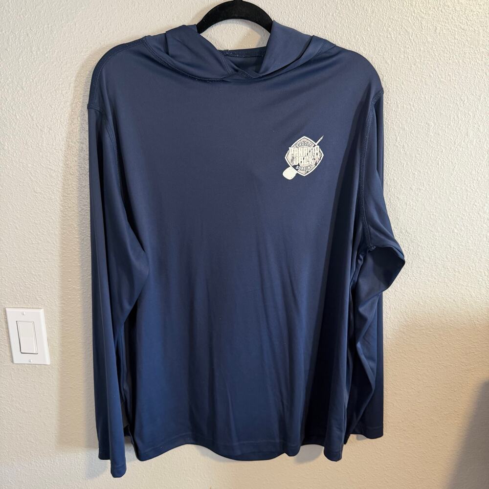 Panama Jack Paddle Surfing Long Sleeve Hooded Pullover Size Large